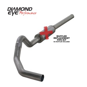 Dodge Cummins 2500 Performance Exhaust - Diamond Eye Performance - Cat Back Single SS - `04-`07
